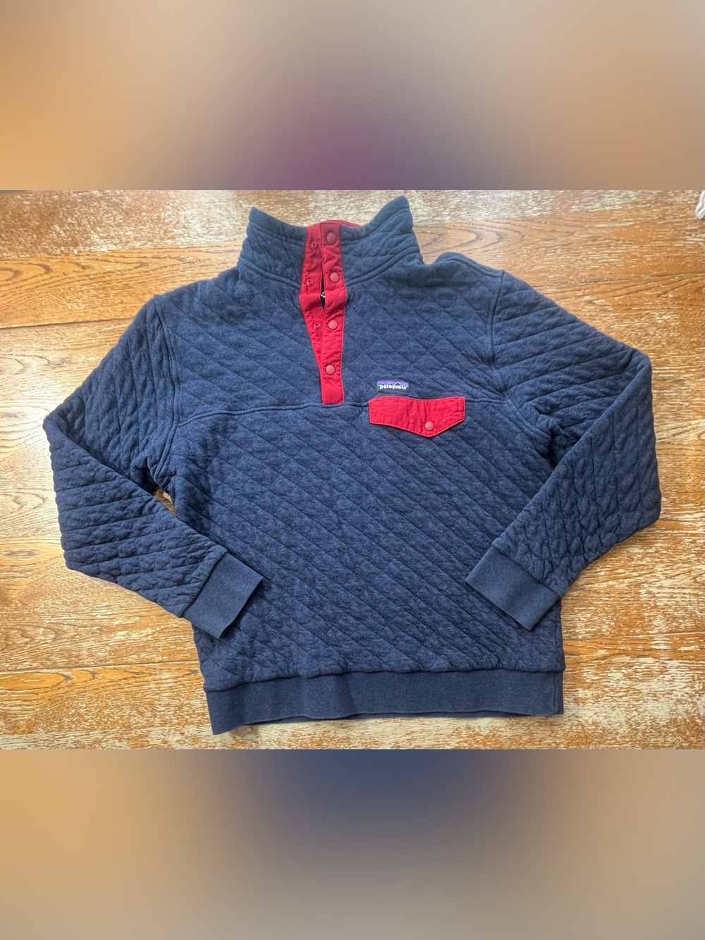 Patagonia Men's Organic Cotton Quilt Snap-T Pullover Size Large Mens